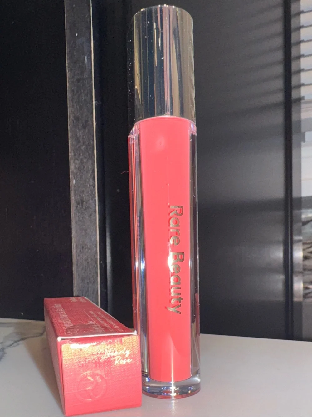 Rare Beauty Stay Vulnerable Glossy Lip Balm – Nearly Rose - NEW